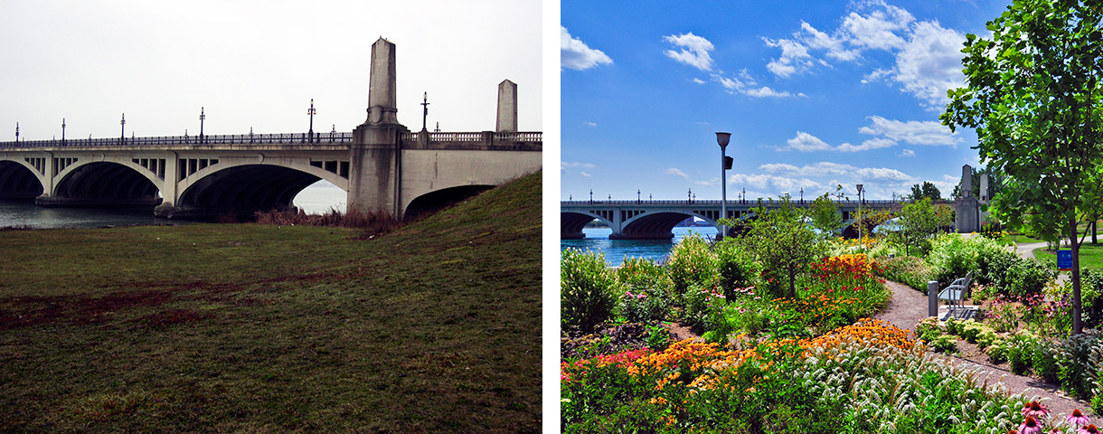 Gabriel Richard Park Before & After